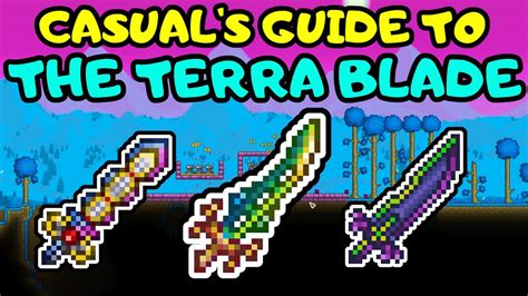 Terraria terrablade - Biome Blade. The Biome Blade is a craftable Hardmode broadsword that autoswings and is an upgraded version of the Broken Biome Blade. By default it does not fire any projectile nor does it have any special effects. However if the player stands still on flat ground while holding right-click for 2 seconds, they will strike the sword into the ...